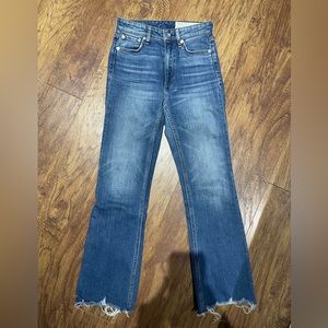rag&bone nina high rise ankle flare jeans